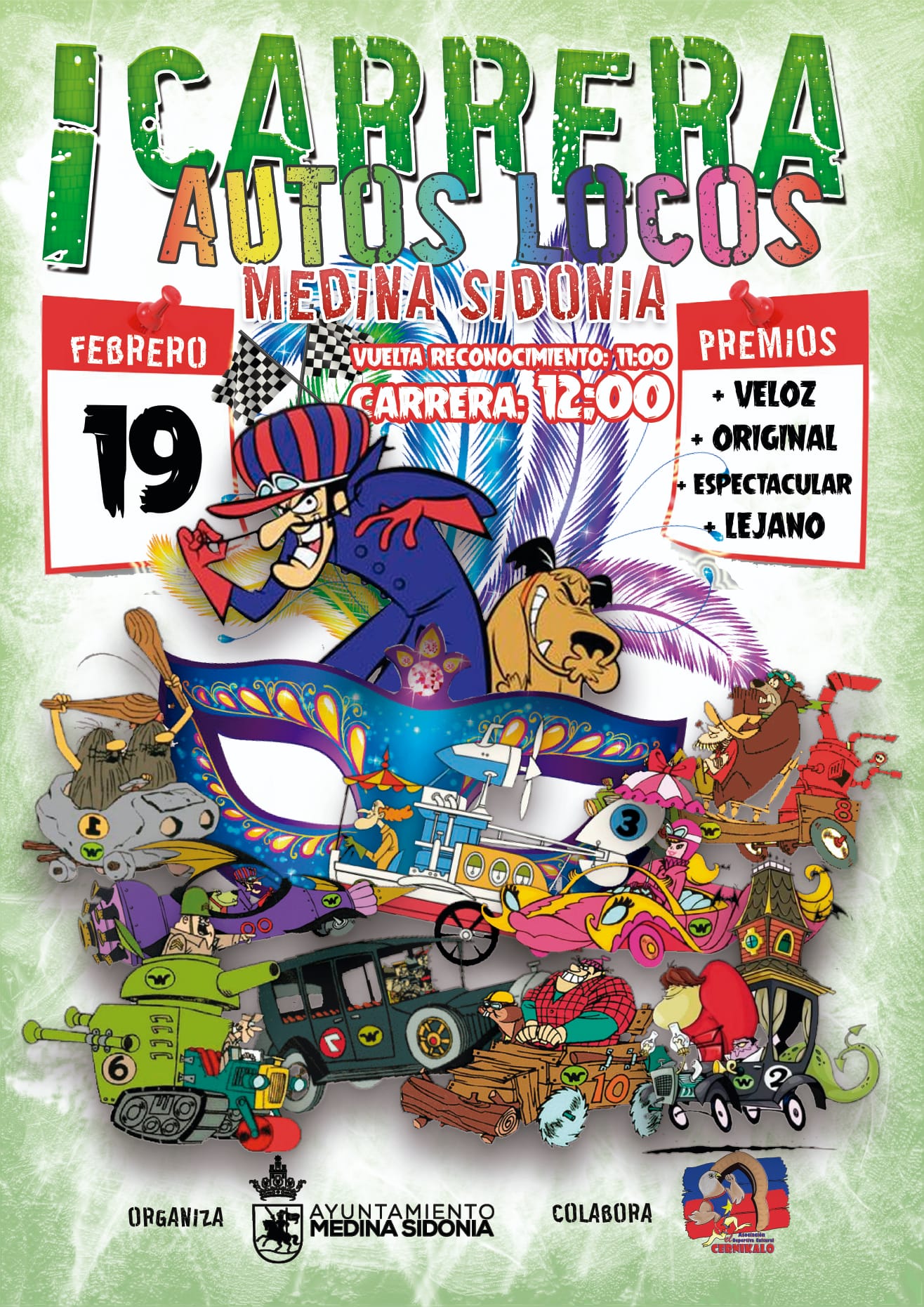 Presentado el cartel de la I Carrera de autos Locos